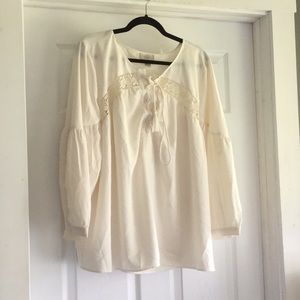 White Loft Blouse
